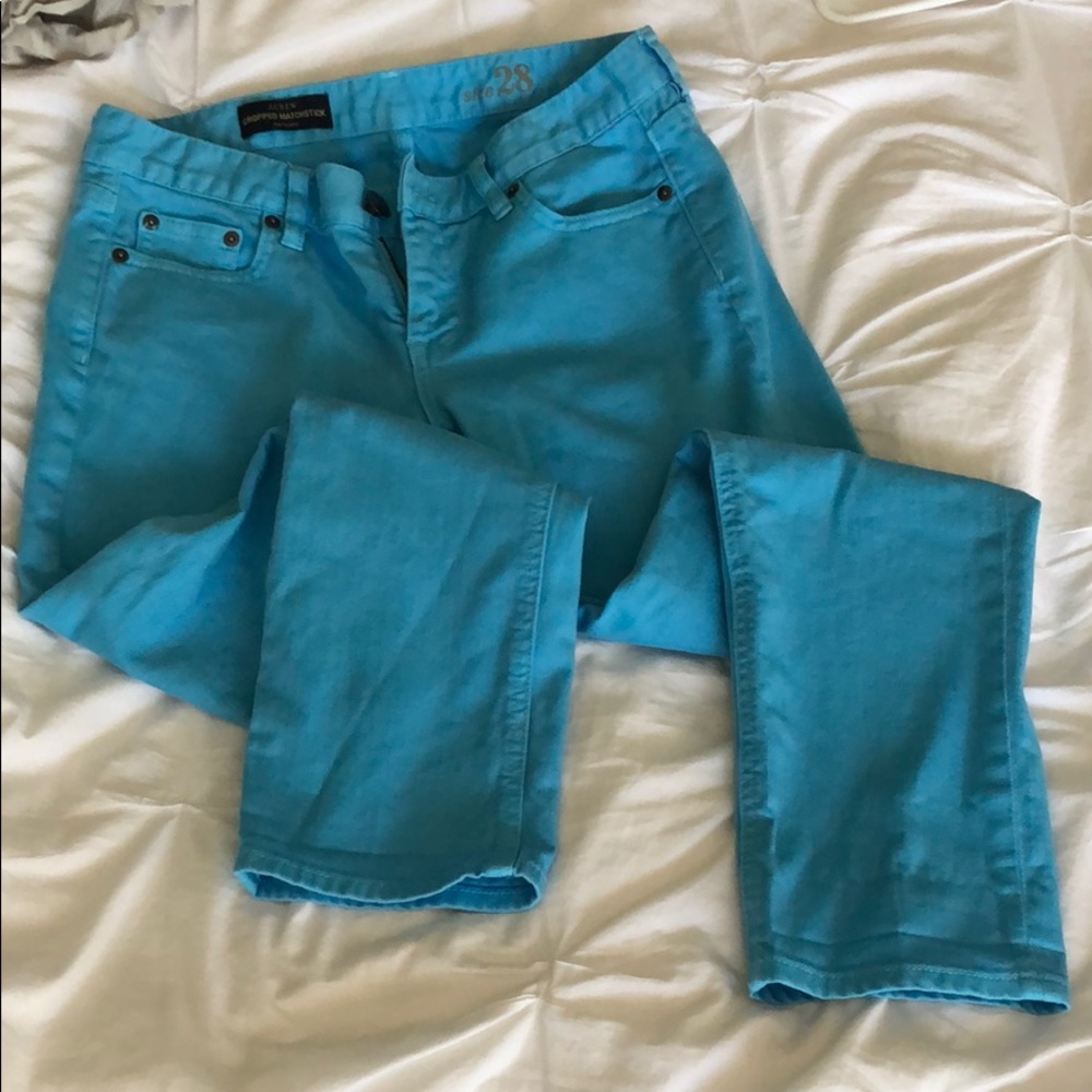 JCREW cropped matchstick jeans